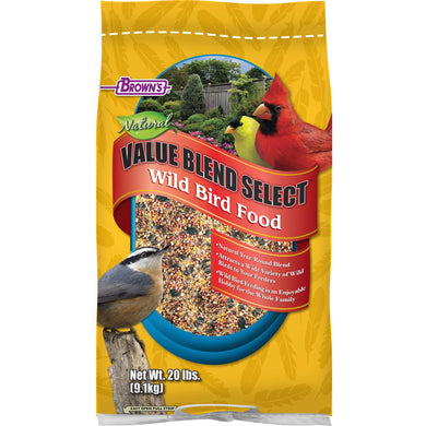 Brown's Value Blend Select Wild Bird Food