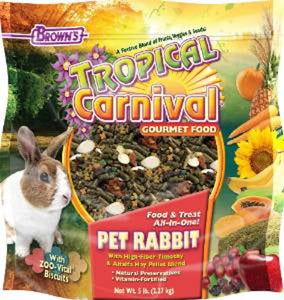 Brown's Tropical Carnival Rabbit Food, 5-lb