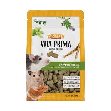 Sunseed® Vita Prima™ Sunscription Critter Cubes Formulated Diet Small Animals Food 2 Lbs
