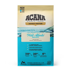 ACANA Wild Atlantic Wild Caught New England Fish & Fresh Kentucky Greens Dog Food 25 lbs