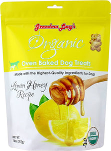 Grandma Lucy's Organic Lemon Honey Oven Baked Dog Treats, 14-oz