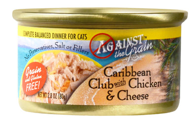 Evanger's Against The Grain Caribbean Club with Chicken Cheese Cat