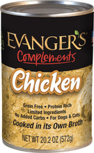 Evanger's Grain-Free 100% Chicken Dog/Cat Canned Food