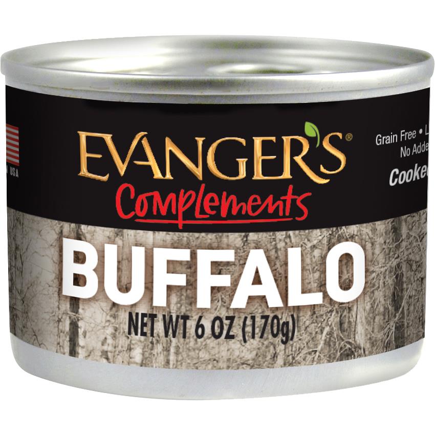 Evangers Grain Free 100% Buffalo Dog & Cat Wet Food