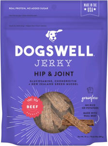 Dogswell Jerky Grain-Free Hip & Joint Beef Treat, 10-oz