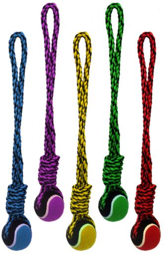 Multipet Nuts For Knots Rope Tug Dog Toy, Various Colors, 20-in, Large