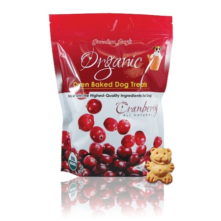 Grandma Lucy's Organic Cranberry Oven Baked Dog Treats, 14-oz