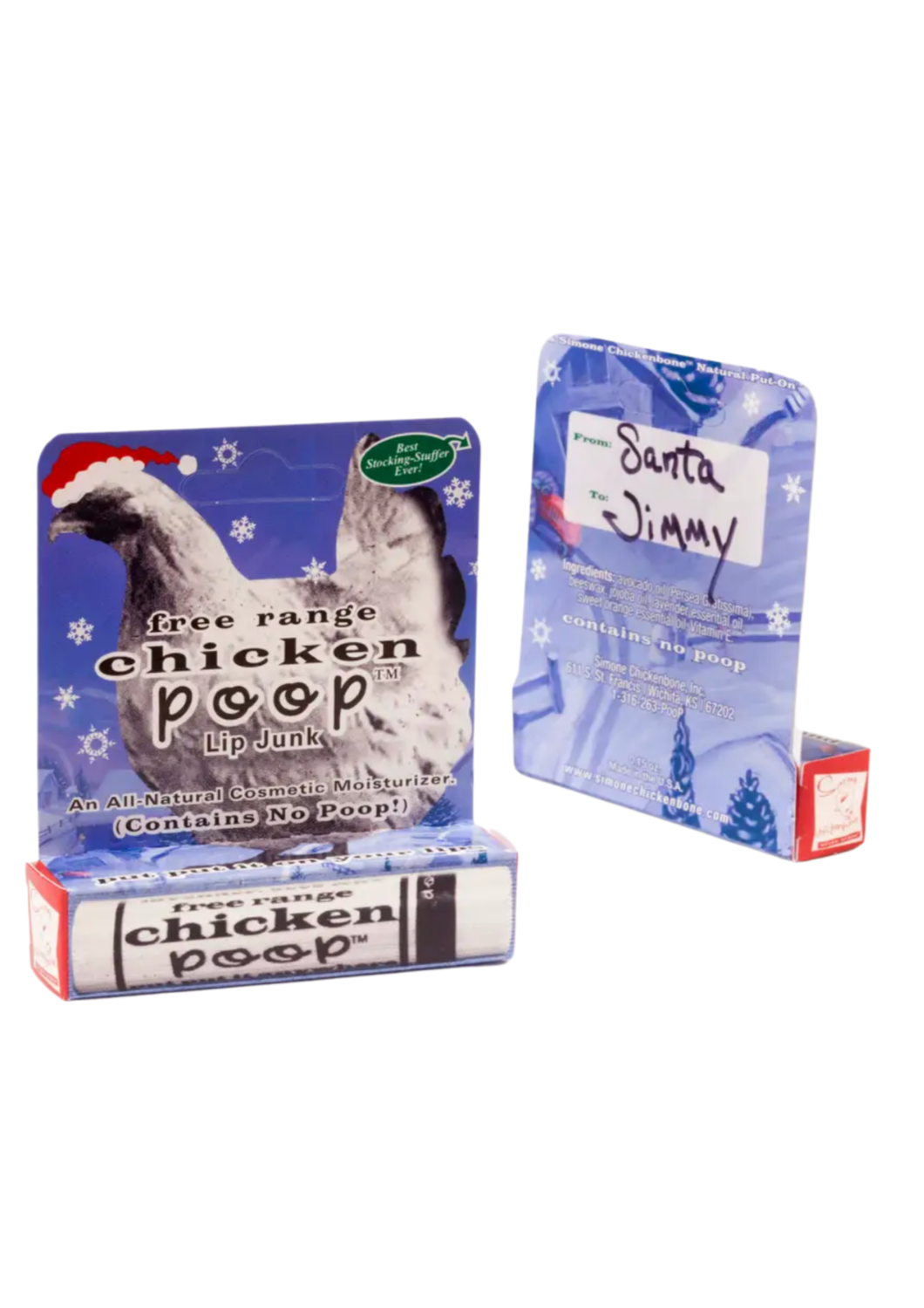 Chicken Poop - Holiday Peggable Hang Card 16ct.