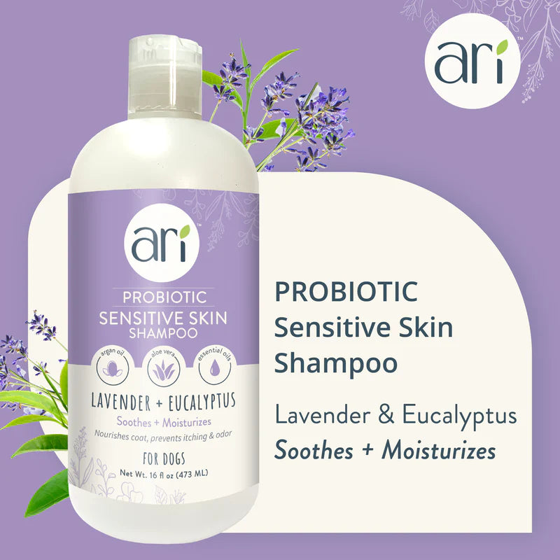 Ari Probiotic Sensitive Skin Shampoo Lavender & Eucalyptus 16 oz