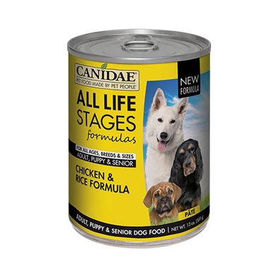 Canidae All Life Stages Chicken & Rice Wet Dog Food Can, 13-oz
