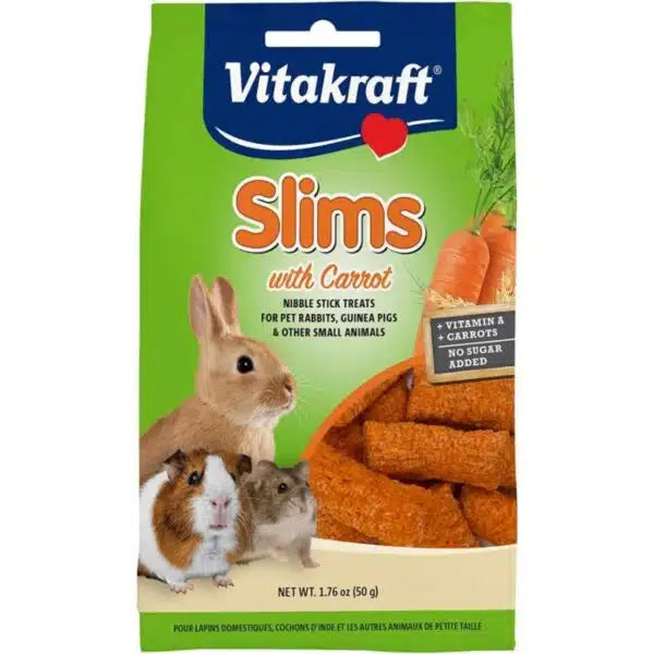 Vitakraft Slims with Carrot Rabbit Treats 1.76-oz