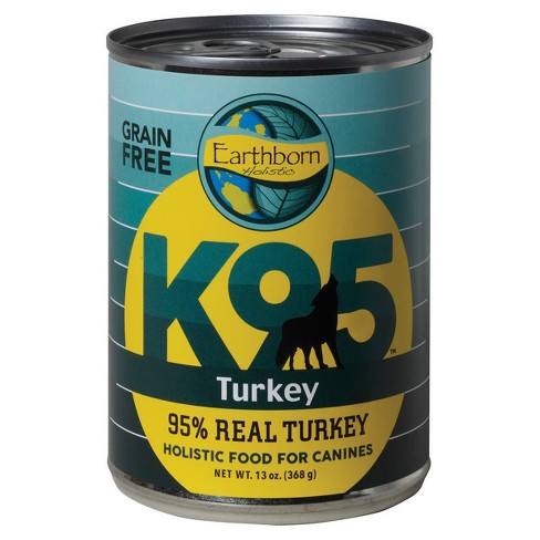 Earthborn Holistic K95 Turkey Recipe Grain-Free Canned Dog Food, 13-oz