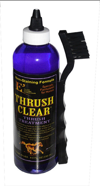 E3 Thrush Clear w/brush 8oz