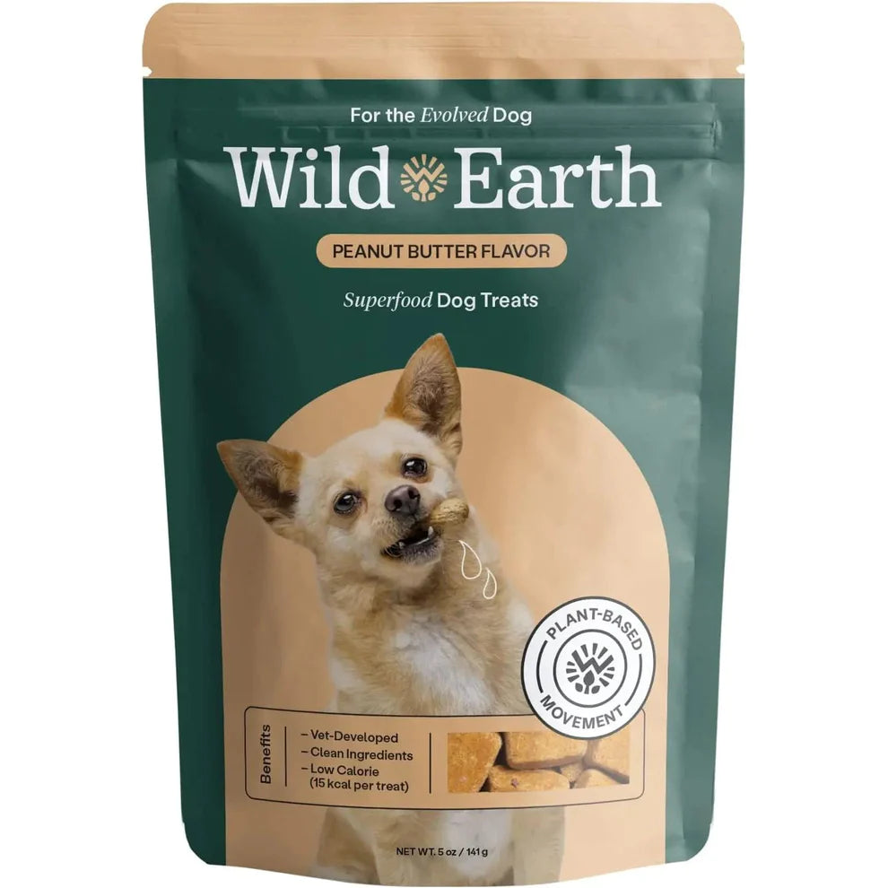 Wild Earth Superfood Treats with Koji Peanut Butter 5 oz