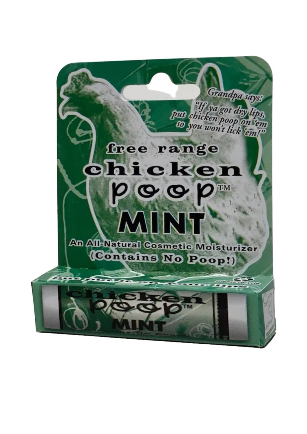 Chicken Poop - Chicken Floor Display W/120 Mixed Tubes