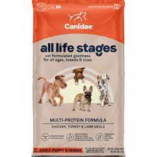 CANIDAE ALL LIFE STAGES MULTI-PROTEIN CHICKEN, TURKEY & LAMB DOG FOOD, 30 LB