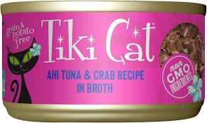 TiKi Cat tuna & crab 12/2.8oc cans