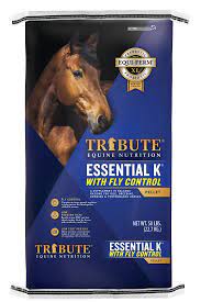 Tribute Essential K® with Fly Control, Pelleted, Low NSC Ration Balancer 50lb