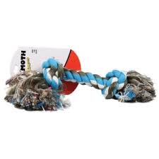 Mammoth Flossy Chews Bone Rope Chew for Dogs, 3 knot