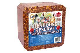 Kalmbach Feeds Henhouse Reserve Apple Flavored Treat Block for Chickens, 20-lb block