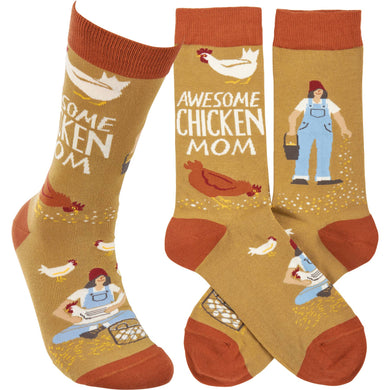 Primitives by Kathy - Awesome Chicken Mom Socks