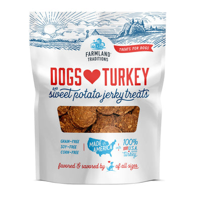 Farmland Traditions Dogs Love Turkey & Sweet Potato Dog Treats/16 oz