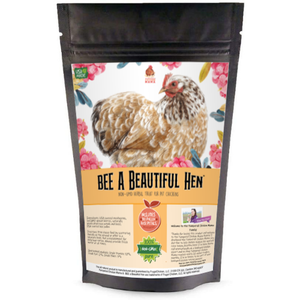 BEE A Beautiful Hen Herbal Treat With Mealworms, Wheat, Bee Pollen, & Rose Petals For Chickens 4 lb