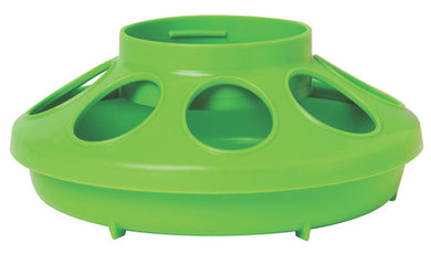 Harris 1 Quart Poultry Feeder Base Chicken Chick Feeder (Green Base Only)