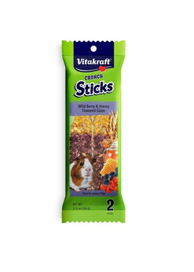 Vitakraft Crunch Sticks Guinea Pig Treats Berry & Honey, 3.75 oz, 2 ct