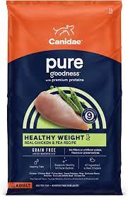 Canidae PURE Grain-Free Limited Ingredient Healthy Weight Real Chicken & Pea Dry Dog Food,