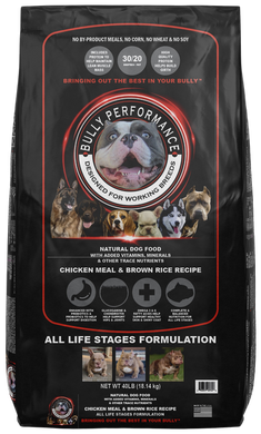 Bully Performance Dog Food 40-lbs All Life Stages