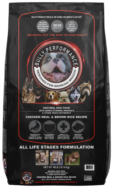 Bully Performance Dog Food 40-lbs All Life Stages