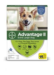 Advantage II Flea Treatment for Extra Large Dogs over 55-lb, 6-pk