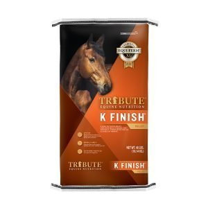 Tribute Equine Nutrition K Finish High Fat Horse Feed, 40-lb bag