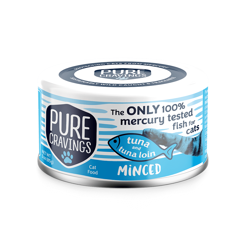 Pure Cravings Tuna & Tuna Loin Minced Cat Food 3 oz