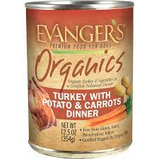 Evanger's Organic Turkey With Potato & Carrots Dinner For Dogs 12oz