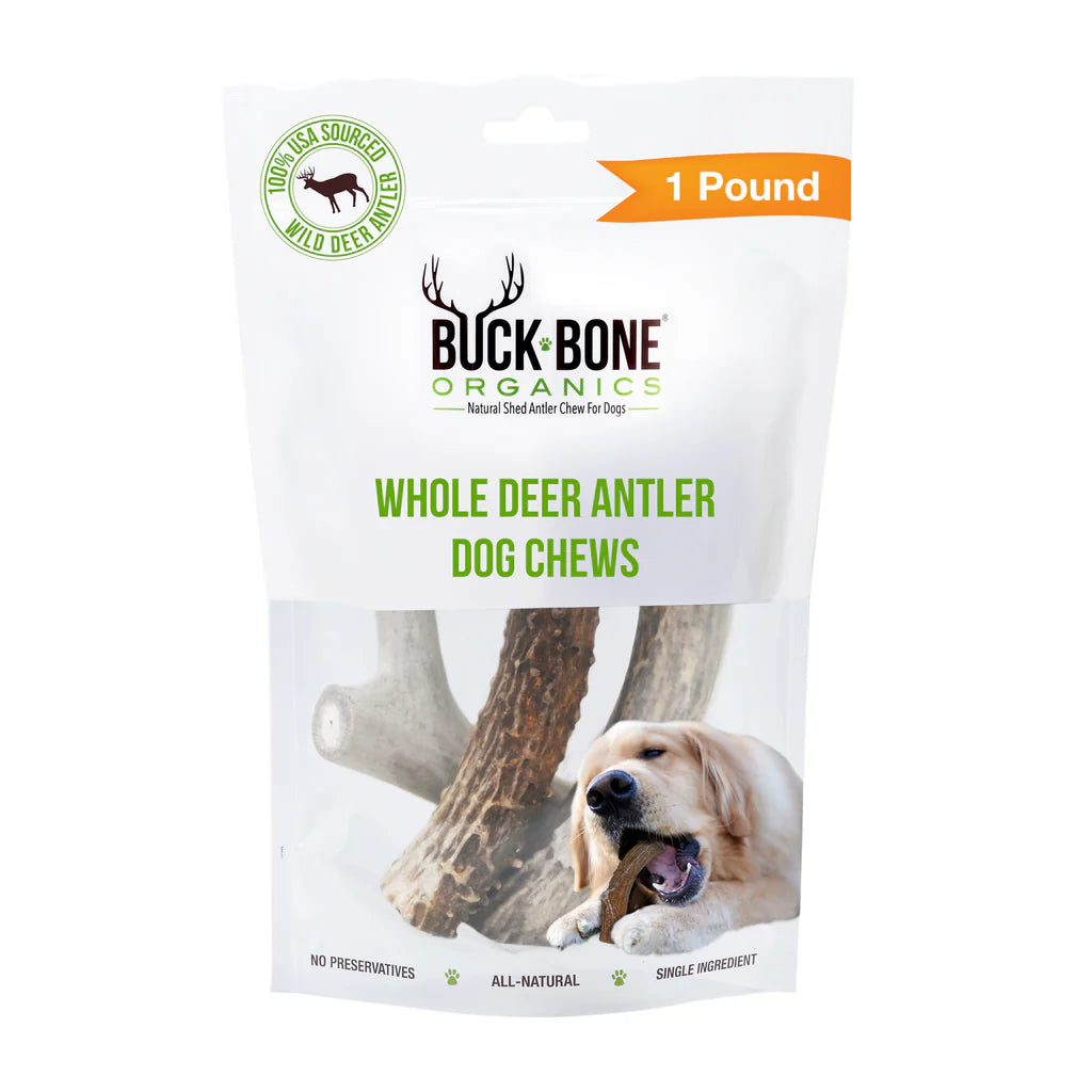 Buck Bone Organic Deer Antlers Various Options Hardest Chew