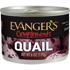 Evanger's Grain-Free Quail Canned Dog & Cat Food Case Price 24 cans