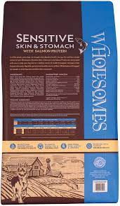 Wholesomes Sensitive Skin & Stomach Salmon Dry Dog Food, 30-lb *BUY 12 GET 1 FREE*