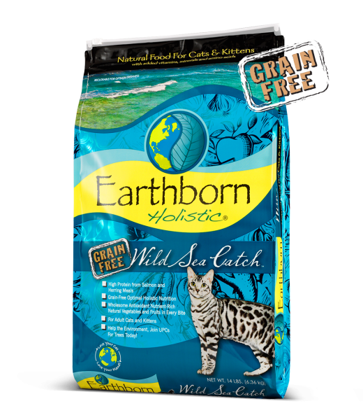 Earthborn Holistic® Wild Sea Catch™ Grain-Free Cat Food Multi Sizes