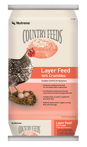 Nutrena Country Chicken Feed Layer Crumbles Multi Sizes