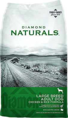 Diamond Naturals Large Breed Adult Chicken & Rice Formula Dry Dog Food 40#