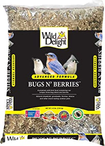 Wild Delight Bugs N' Berries Wild Bird Food, 4.5-lb bag