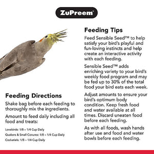 ZuPreem Sensible Seed Medium Bird