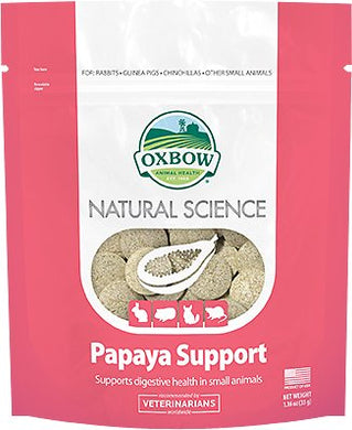 Oxbow Natural Science Papaya Support Digestive Health Small Animal Supplement